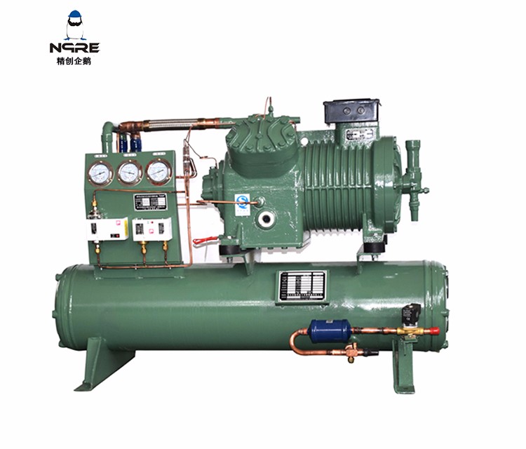 4VB12水冷式活塞冷凝机组(12HP) 4VB12水冷式活塞冷凝机组(12HP)