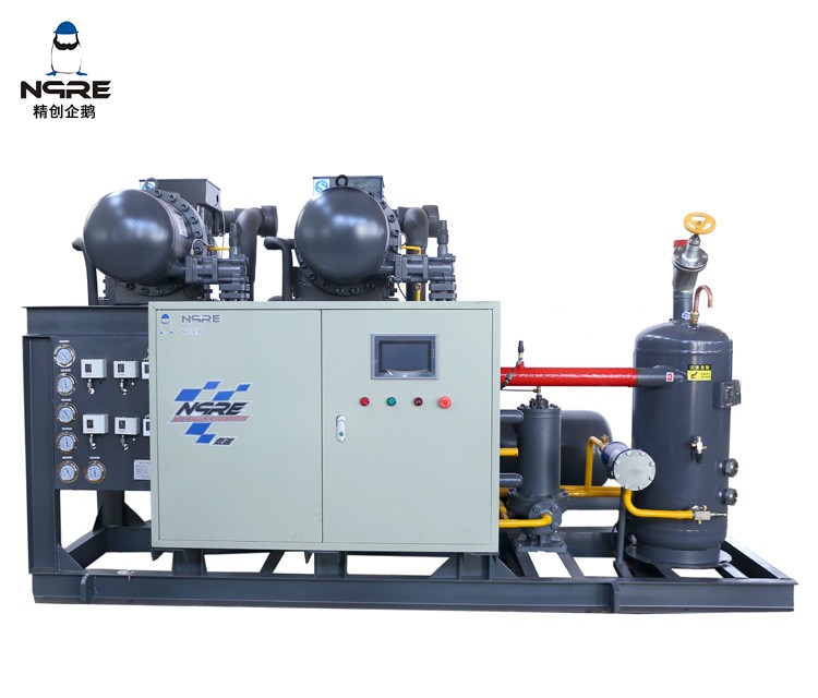 SRC240两并联螺杆冷凝机组(70HP*2两并联) SRC240两并联螺杆冷凝机组(70HP*2两并联)