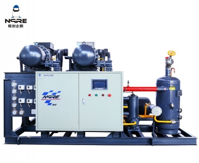 SRC140两并联螺杆冷凝机组（40HP*2两并联）