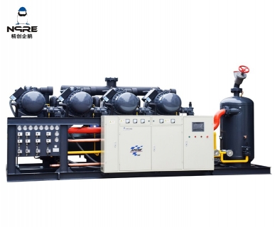 SRC370四并联螺杆冷凝机组(100HP*4四并联)