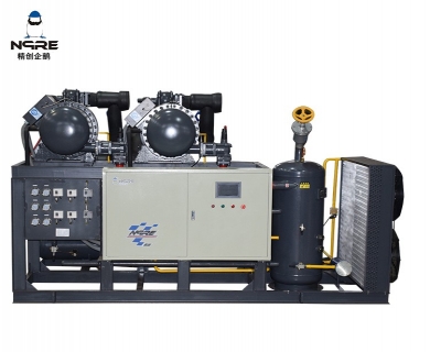 SRC420 两并联螺杆冷凝机组(120HP*2两并联)